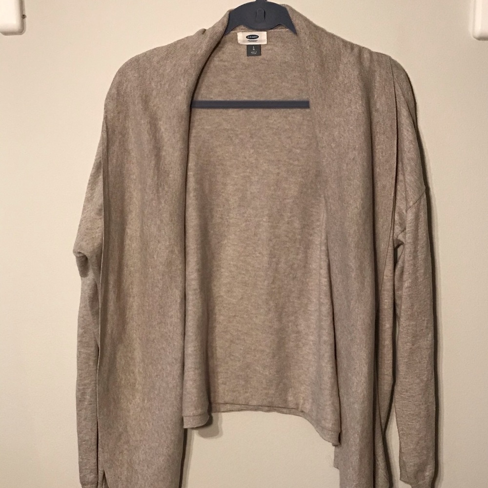 Grayish old navy cardigan